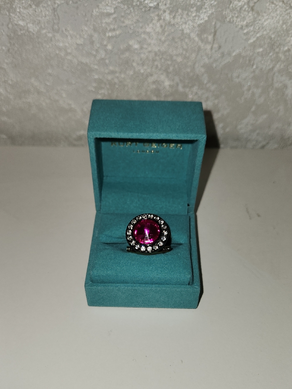 Kurt Geiger Octavia Pink Ring